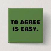 Overeenstemmen van offerte vierkante button 5,1 cm (Voorkant)