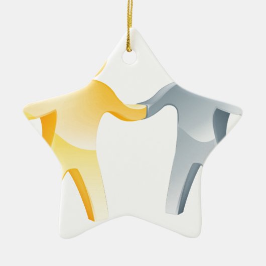 Overeenstemmingsconcept Keramisch Ornament (Voorkant)