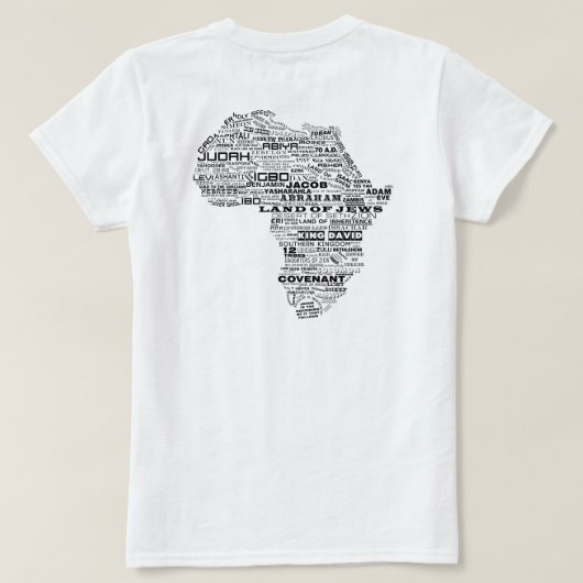 Overerving Israël (terug) T-shirt (Design achterkant)