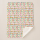 OVERFLOW Floral Sherpa Blanket - Adiela Akoo Deken (Voorkant)