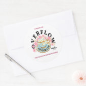 OVERFLOW Sticker door Poet Adiela Akoo (Envelop)