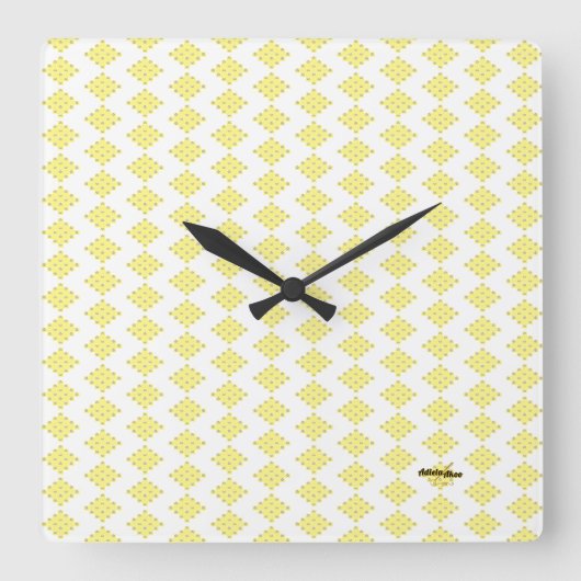 OVERFLOW Wandklok van Poet Adiela Akoo (Voorkant)