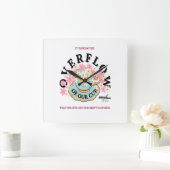 OVERFLOW Wandklok van Poet Adiela Akoo (Huis)