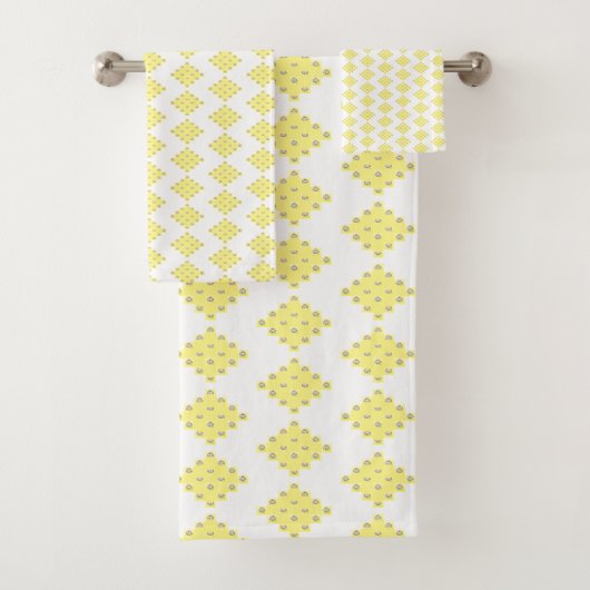 OVERFLOW Zonnegeel Handdoekenset Bad Handdoek (Insitu)