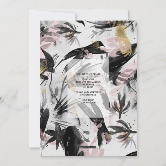 Overgang 1 Foto Afstuderen Uitnodiging (Achterkant)