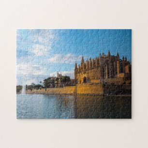 Overgang dag tot nacht op de kathedraal van Palma Legpuzzel