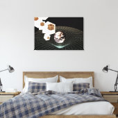 Overgang naar een andere dimensie canvas afdruk (Insitu (Slaapkamer))