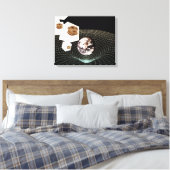 Overgang naar een andere dimensie canvas afdruk (Insitu (Slaapkamer))