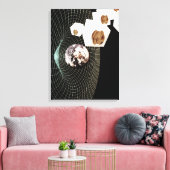 Overgang naar een andere dimensie canvas afdruk (Insitu (Woonkamer))