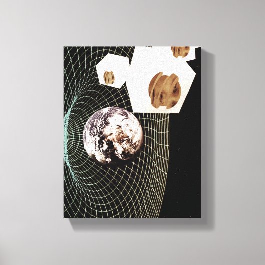 Overgang naar een andere dimensie canvas afdruk (Voorkant)