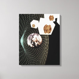 Overgang naar een andere dimensie canvas afdruk