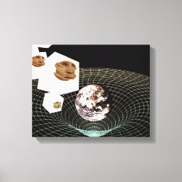 Overgang naar een andere dimensie canvas afdruk