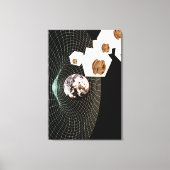 Overgang naar een andere dimensie canvas afdruk (Voorkant)