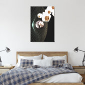 Overgang naar een andere dimensie canvas afdruk (Insitu (Slaapkamer))