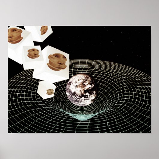 Overgang naar een andere dimensie poster (Voorkant)