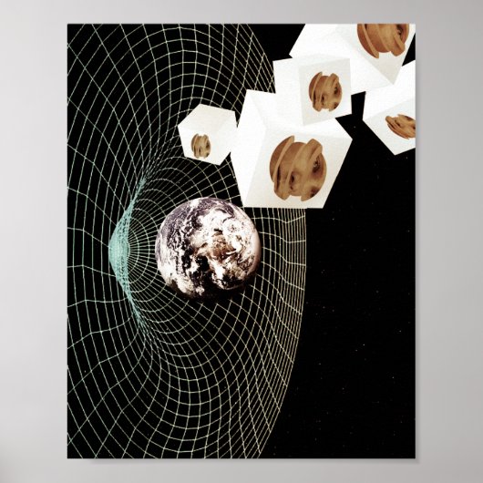 Overgang naar een andere dimensie poster (Voorkant)