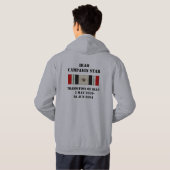 Overgang van Irak / CAMPAIGN STAR Hoodie (Achterkant volledig)