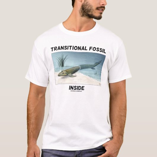 OvergangsFossil in Tiktalik rosaea T-shirt (Voorkant)