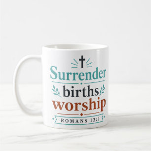 Overgave Baart Aanbidding Christelijke Aanmoedigin Koffiemok