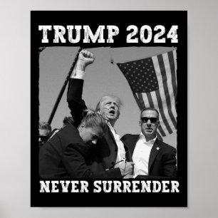 Overgave Trump 2024 Shirt Save America Trump Poster