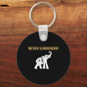 Overgave Trump olifant Sleutelhanger (Voorkant)