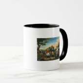 Overgave van Burgoyne Mok (Voorkant rechts)