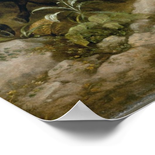 Overgave van Burgoyne Poster (Hoek)