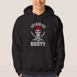 Overgave van de Booty Skull Pirate Hoodie