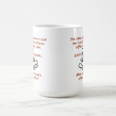 Overgebleven Koffie Grappige Mok (Center)