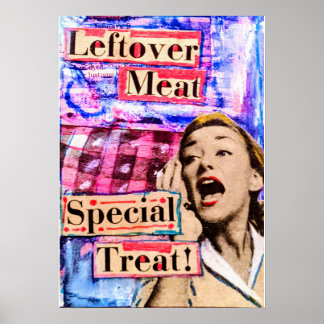 Overgebleven vlees, speciale traktatie poster