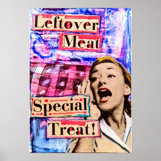 Overgebleven vlees, speciale traktatie poster (Voorkant)