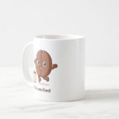 Overgecaffeïneerde Coffee Bean Energie Koffiemok (Voorkant links)
