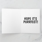 OVERGEDRAGEN KAART VAN CUTE CAT LOVER BIRTHDAY (Binnen)