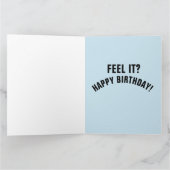 OVERGEPAST 8X11 BIG CAT HUG BIRTHDAY-KAARTEN KAART (Binnen)