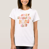 Overgeprikkeld Moms Club Shirt Mama Tshirt voor ma (Voorkant)