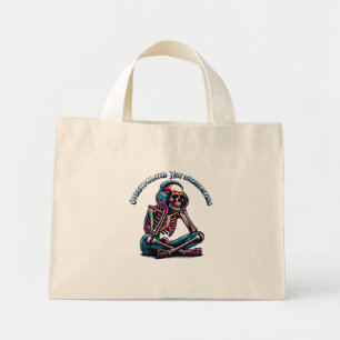 Overgestimuleerd niet-overreagerend skelet   Neuro Mini Tote Bag