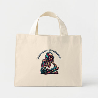 Overgestimuleerd niet-overreagerend skelet | Neuro Mini Tote Bag