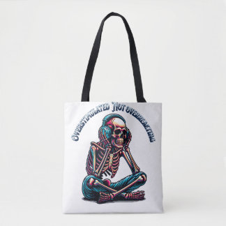 Overgestimuleerd niet-overreagerend skelet | Neuro Tote Bag