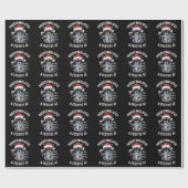 Overgestimuleerde en feestelijke AF Raccoon Espres Cadeaupapier (Vlak)