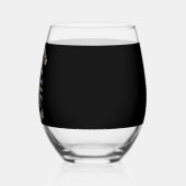 Overgestimuleerde en feestelijke AF Raccoon Espres Wijnglas Zonder Voet (Rechts)