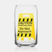 overgestimuleerde glasbak blikvorm glas (Achterkant)