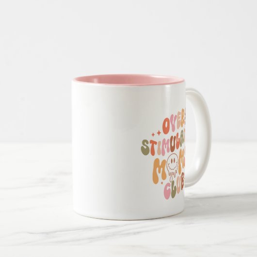 Overgestimuleerde Mok van Moms Club (Voorkant rechts)