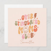 Overgestimuleerde Moms Club - Relatable en Real (Voorkant / Achterkant)