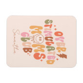 Overgestimuleerde Moms Club - Relatable en Real Magneet (Horizontaal)