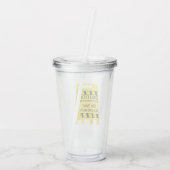 Overgestimuleerde tuimelaar acryl drinkbeker (Achterkant)