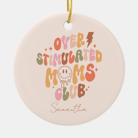 Overgetimuleerd geheugen keramisch ornament (Voorkant)