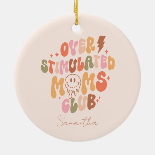 Overgetimuleerd geheugen keramisch ornament (Achterkant)