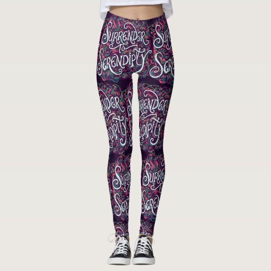 Overgeven aan Serendipiteit Leggings (Voorkant)