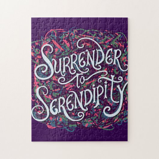 Overgeven aan Serendipiteit Legpuzzel (Verticaal)