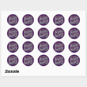 Overgeven aan Serendipiteit Ronde Sticker (Vel)